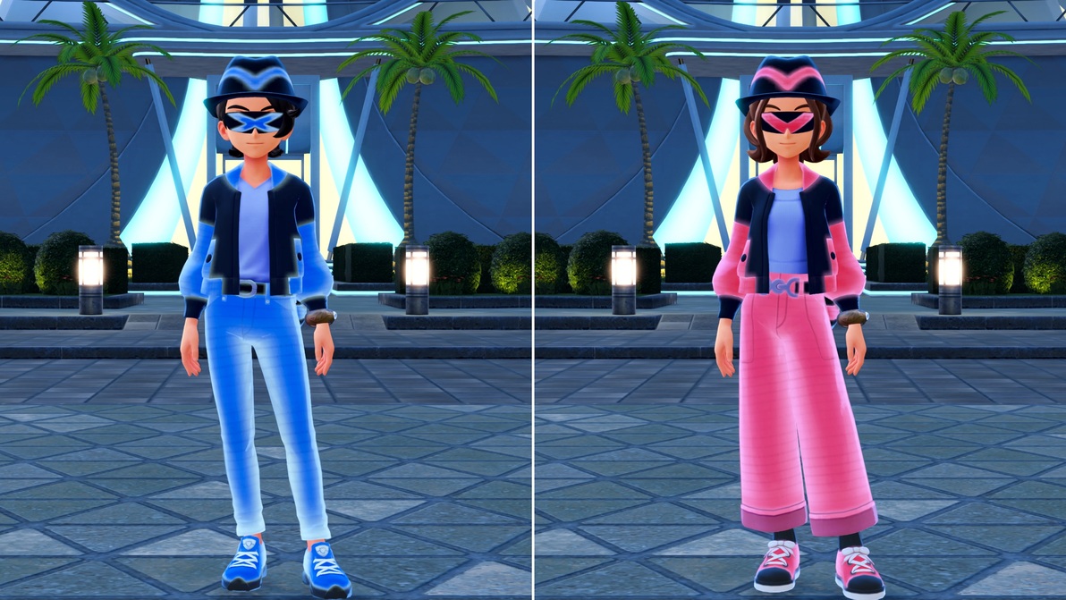 Claim the New Holo-X and Holo-Y Apparel Sets - DLC Bonuses article thumbnail for Pokémon Legends: Z-A