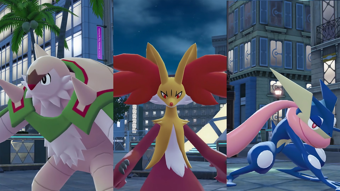 Mega Chesnaught, Mega Delphox, and Mega Greninja Have Been Discovered - Mega Evolution article thumbnail for Pokémon Legends: Z-A