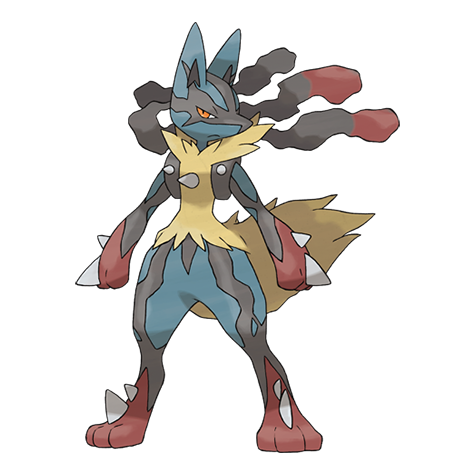 Lucario-mega - fighting/steel type Pokémon #10059