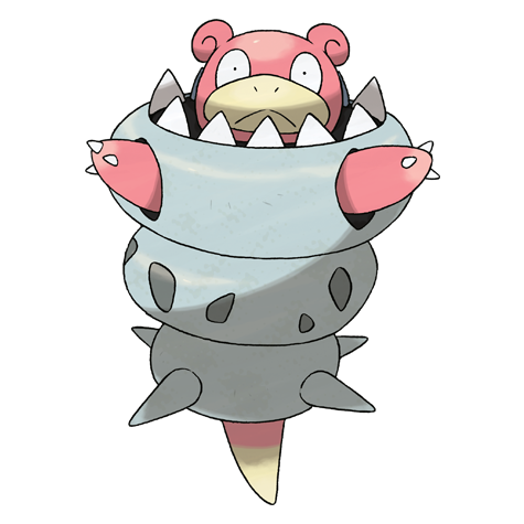 Slowbro-mega - water/psychic type Pokémon #10071, official artwork from Pokédex