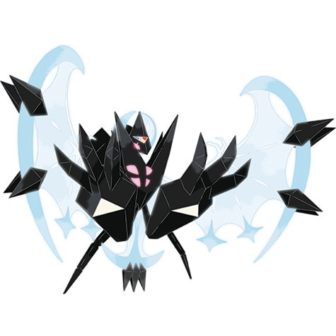 Necrozma-dawn - psychic/ghost type Pokémon #10156, official artwork from Pokédex