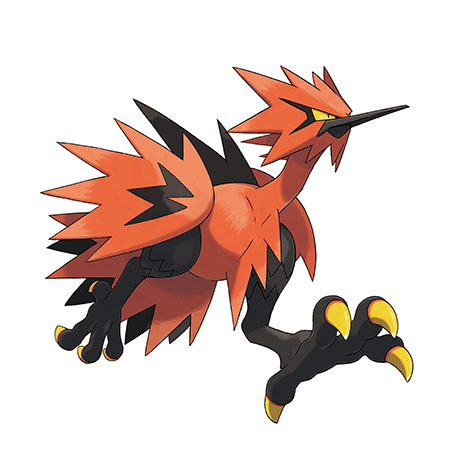Zapdos-galar - fighting/flying type Pokémon #10170