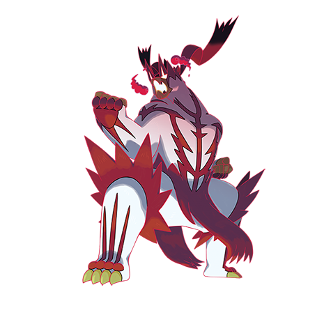 Urshifu-single-strike-gmax - fighting/dark type Pokémon #10226