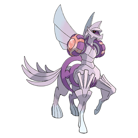 Palkia-origin - water/dragon type Pokémon #10246, official artwork from Pokédex