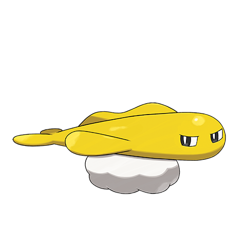 Tatsugiri-stretchy - dragon/water type Pokémon #10259, official artwork from Pokédex