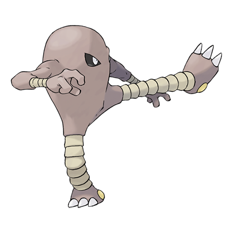 Hitmonlee - fighting type Pokémon #106