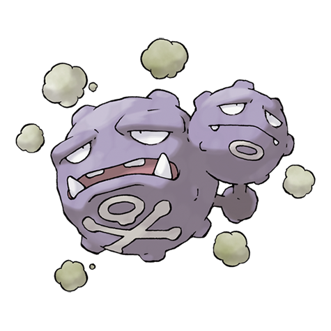 Weezing - poison type Pokémon #110