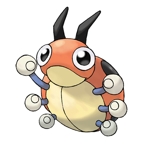 Ledyba - bug/flying type Pokémon #165