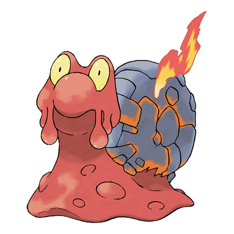 Magcargo - fire/rock type Pokémon #219