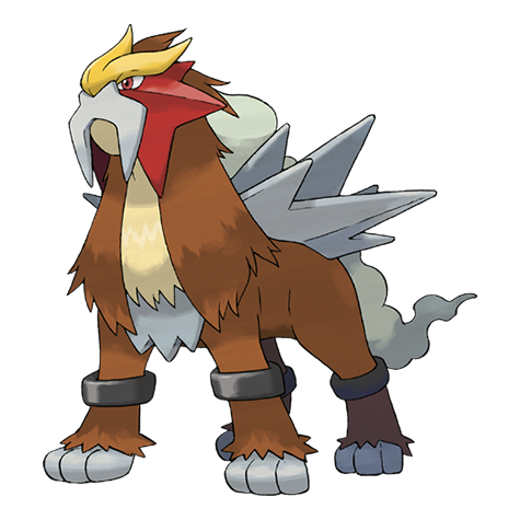 Entei - fire type Pokémon #244