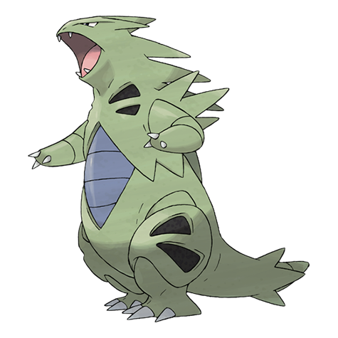 Tyranitar - rock/dark type Pokémon #248