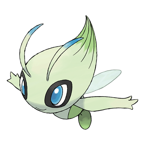 Celebi - psychic/grass type Pokémon #251