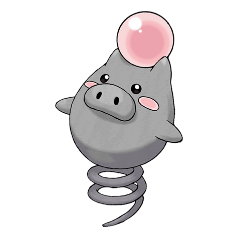 Spoink - psychic type Pokémon #325