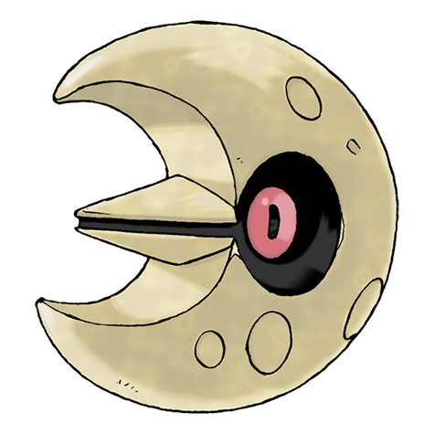 Lunatone - rock/psychic type Pokémon #337