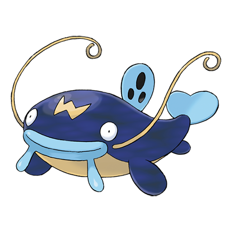 Whiscash - water/ground type Pokémon #340, official artwork from Pokédex