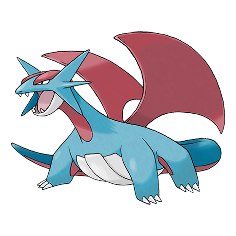 Salamence - dragon/flying type Pokémon #373