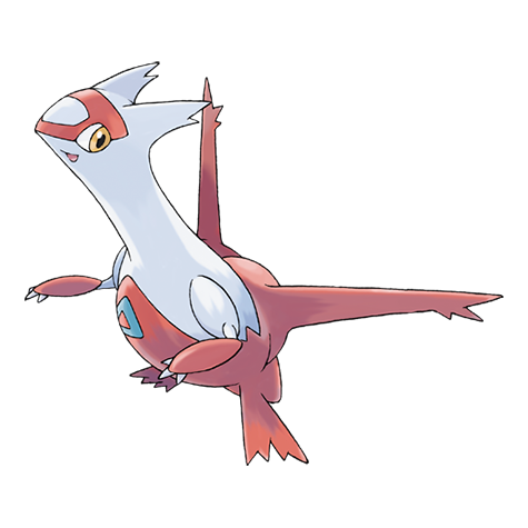 Latias - dragon/psychic type Pokémon #380