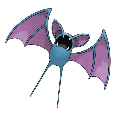 Zubat - poison/flying type Pokémon #41