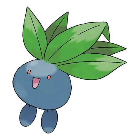 Oddish - grass/poison type Pokémon #43