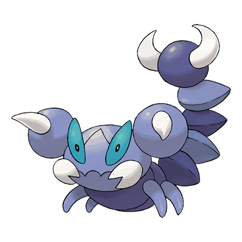 Skorupi - poison/bug type Pokémon #451