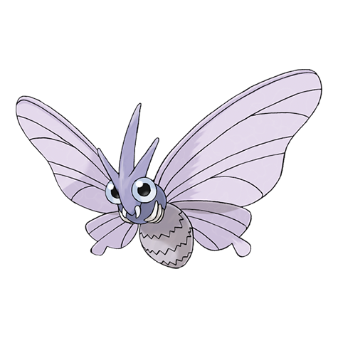 Venomoth - bug/poison type Pokémon #49