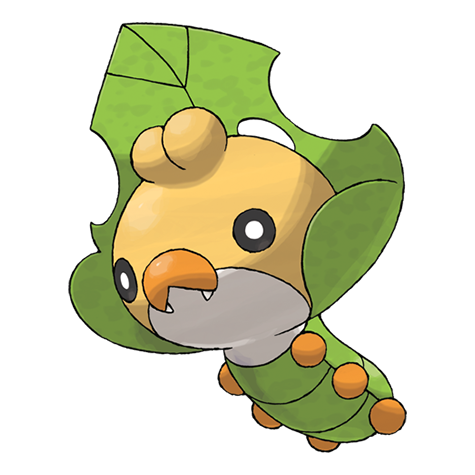 Sewaddle - bug/grass type Pokémon #540