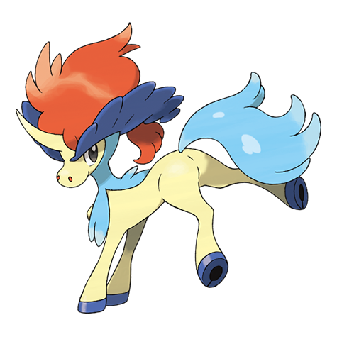 Keldeo-ordinary - water/fighting type Pokémon #647, official artwork from Pokédex