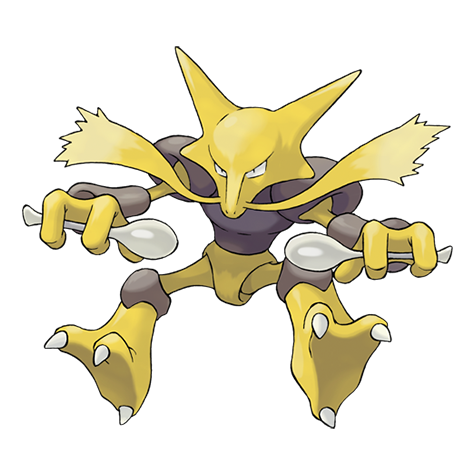 Alakazam - psychic type Pokémon #65