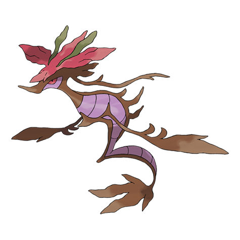 Dragalge - poison/dragon type Pokémon #691