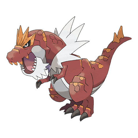 Tyrantrum - rock/dragon type Pokémon #697