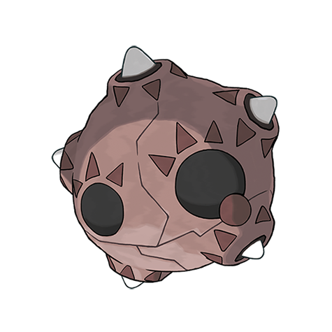 Minior-red-meteor - rock/flying type Pokémon #774