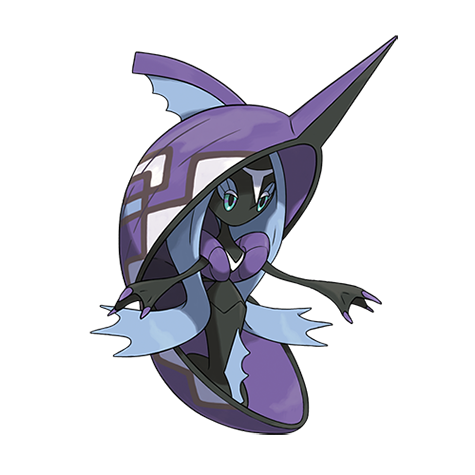 Tapu-fini - water/fairy type Pokémon #788, official artwork from Pokédex