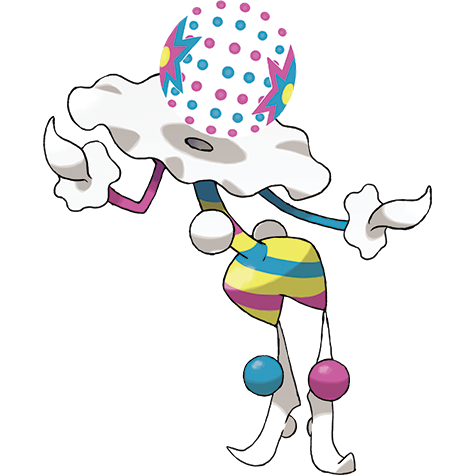 Blacephalon - fire/ghost type Pokémon #806, official artwork from Pokédex