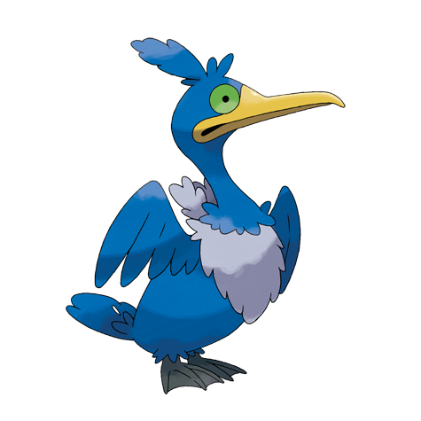Cramorant - flying/water type Pokémon #845