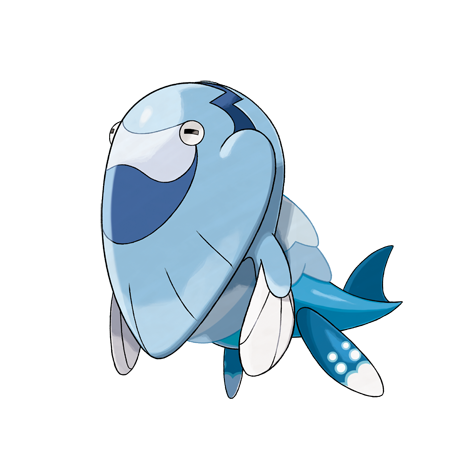 Arctovish - water/ice type Pokémon #883, official artwork from Pokédex