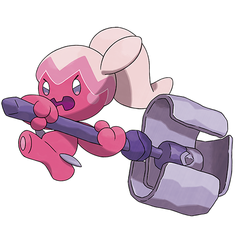 Tinkatuff - fairy/steel type Pokémon #958