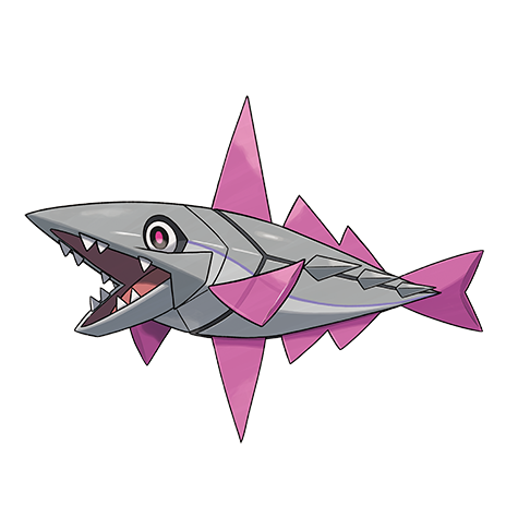 Veluza - water/psychic type Pokémon #976, official artwork from Pokédex