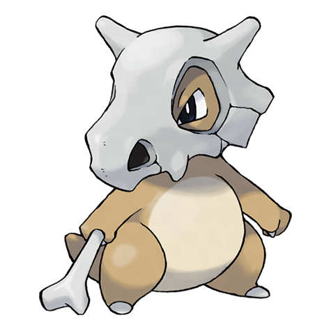 Cubone - ground type Pokémon #104