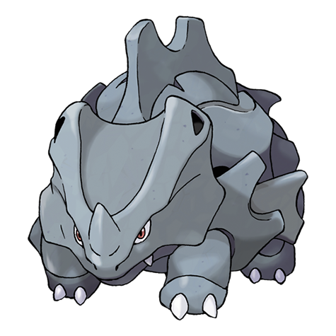 Rhyhorn - ground/rock type Pokémon #111