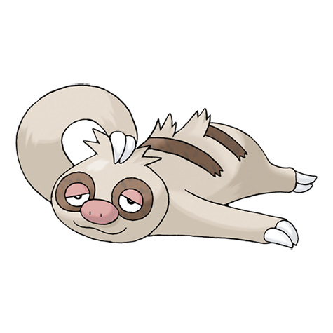 Slakoth - normal type Pokémon #287