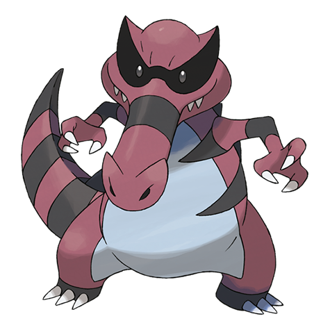 Krookodile - ground/dark type Pokémon #553