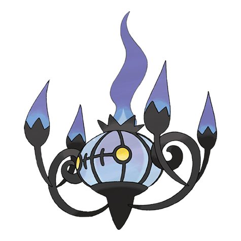 Chandelure - ghost/fire type Pokémon #609