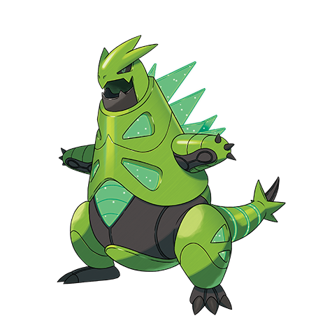 Iron-thorns - rock/electric type Pokémon #995, official artwork from Pokédex